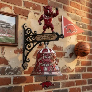 Arkansas Razorbacks Hog Wild Pride Wall Bell