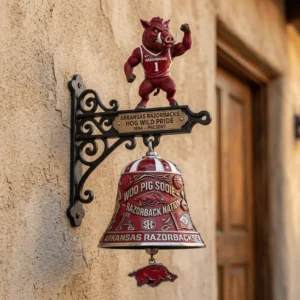 Arkansas Razorbacks Hog Wild Pride Wall Bell