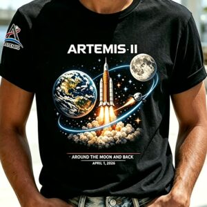 Artemis II Around The Moon And Back T-Shirt