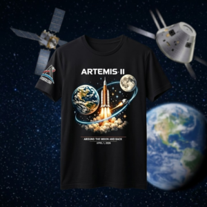 Artemis II Around The Moon And Back T-Shirt