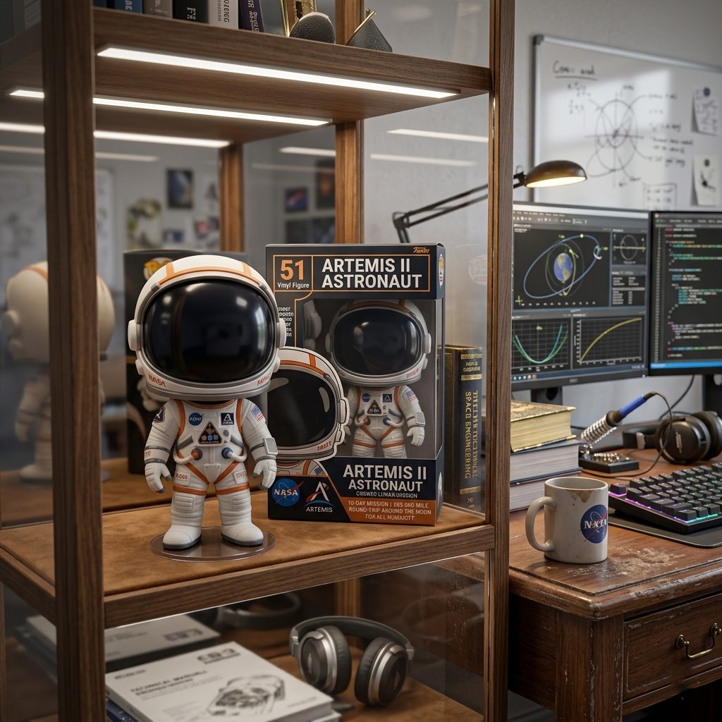 Artemis II Astronaut Funko Pop Vinyl Figure - Detail View