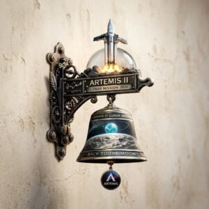 Artemis II Lunar Mission 2026 Back To The Moon Commemorative Bell