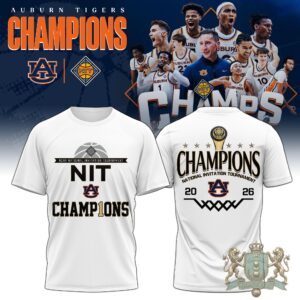 Auburn Tigers NIT Champions 2026 T-Shirt