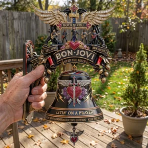 Bon Jovi Keep The Faith Livin' On A Prayer Commemorative Bell