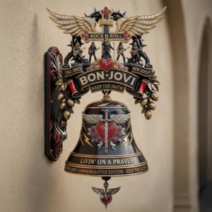 Bon Jovi Keep The Faith Livin' On A Prayer Commemorative Bell