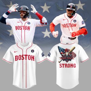 Boston Red Sox Boston Strong American Flag Baseball Jersey