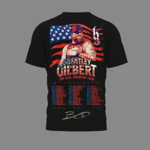 Brantley Gilbert The Real American Tour T-Shirt