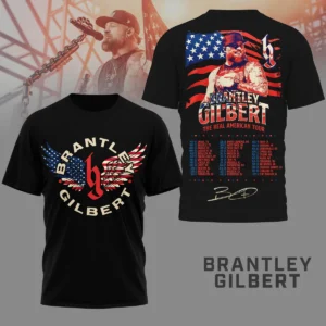 Brantley Gilbert The Real American Tour T-Shirt
