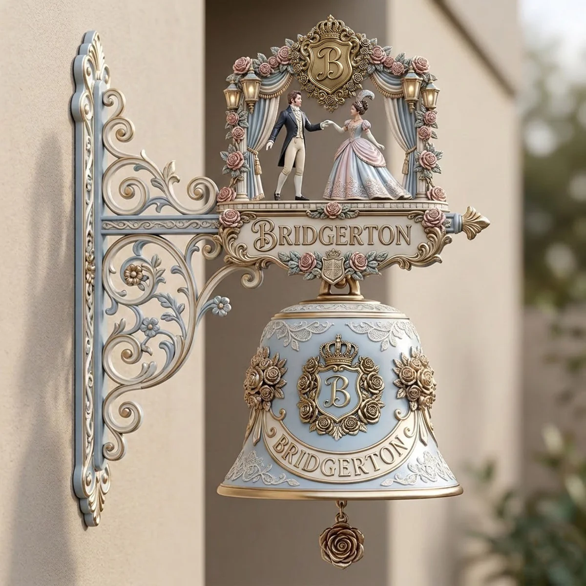 Bridgerton 2026 Wall Bell - Front View