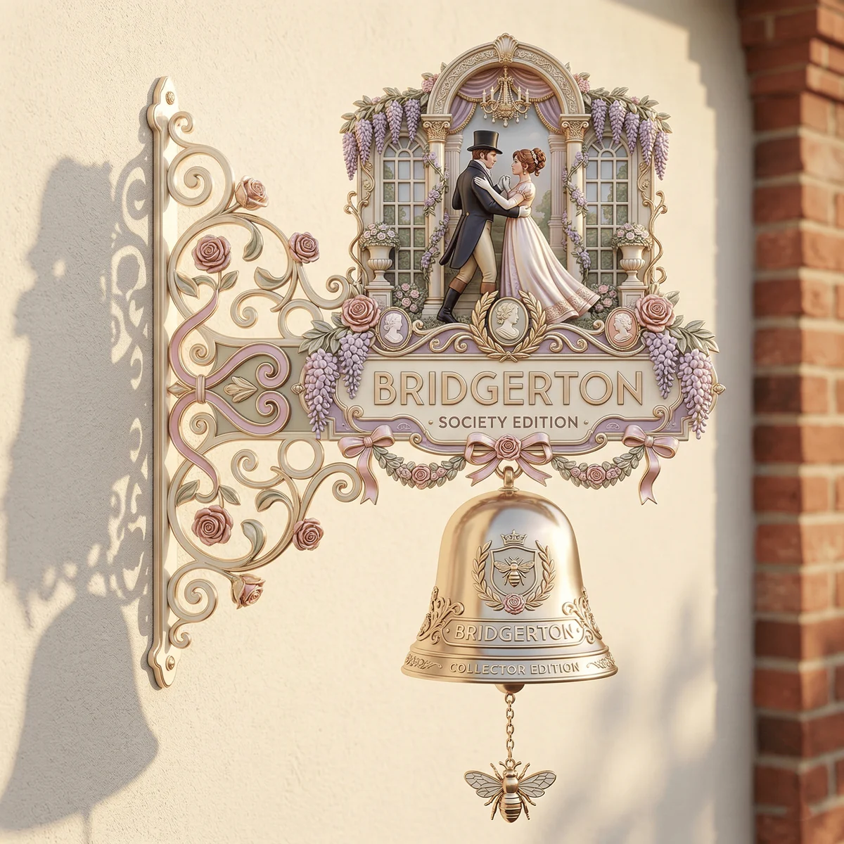 Bridgerton Society Edition Collector Edition Wall Bell - Front View
