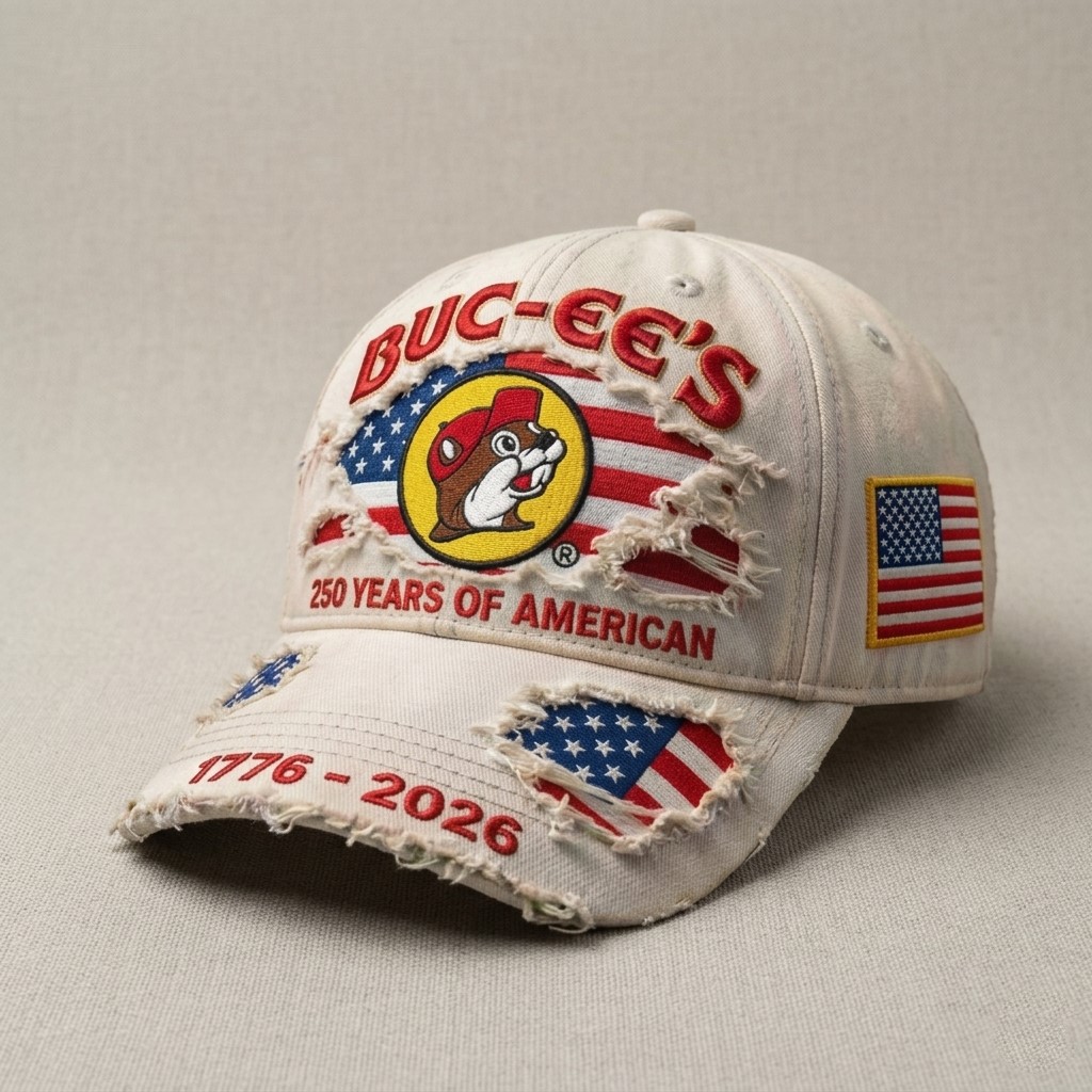  250 Years Of American 1776-2026 Baseball Cap - Front View