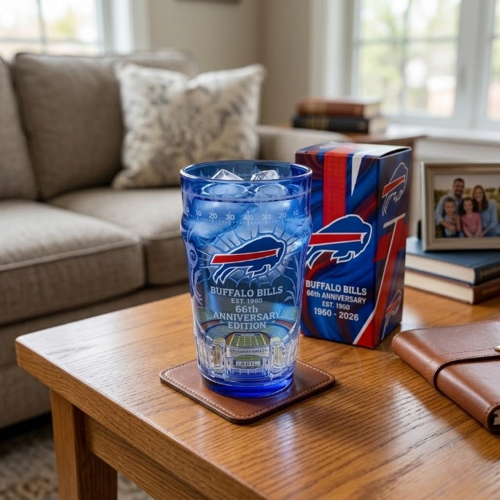 Buffalo Bills 66th Anniversary Pint Glass