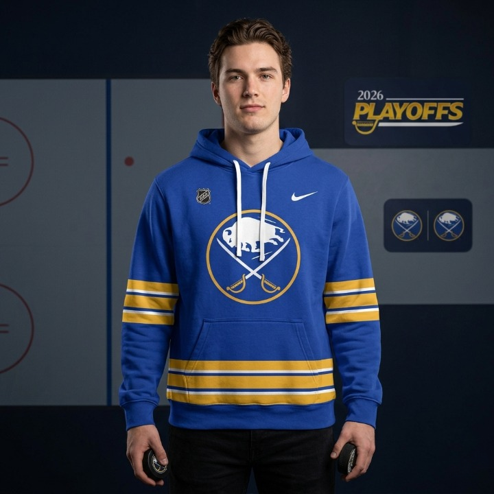 Buffalo Sabres 2026 Playoffs We're Back Hoodie - Detail View