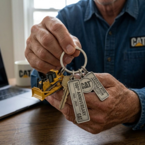 CAT 100th Anniversary Keychain
