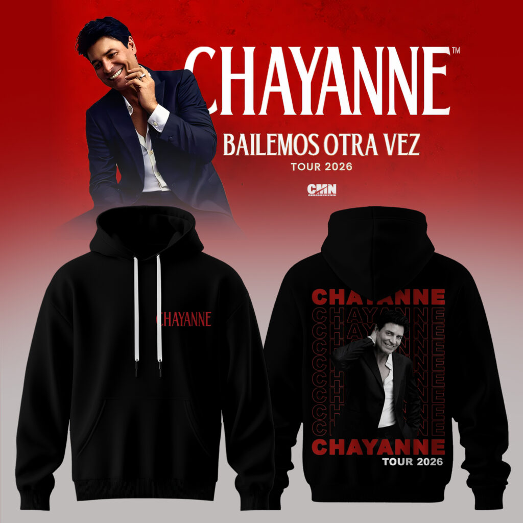 CHAYANNE Bailemos Otra Vez Tour 2026 Hoodie - Front View