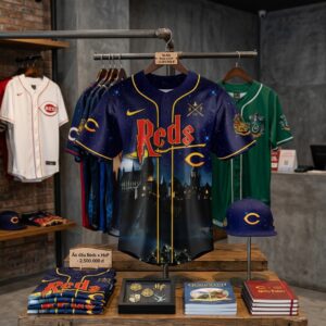 Cincinnati Reds Harry Potter Night 25 Years Of Magic Baseball Jersey