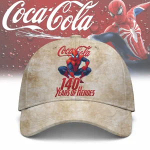 Coca-Cola Spider-Man 140 Years of Heroes Baseball Cap