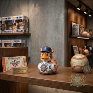 Detroit Tigers 125th Anniversary 1901-2026 Limited Collection Rubber Duck