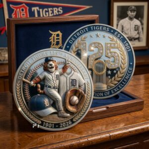 Detroit Tigers 125th Anniversary Commemorative Coin