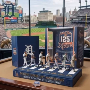 Detroit Tigers 125th Anniversary Figurine Set