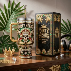 Dirty Heads Island Royalty Golden Reggae Crown Edition Tumbler