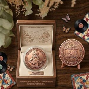 Dolly Parton 80th Birthday Dollywood Anniversary Commemorative Coin