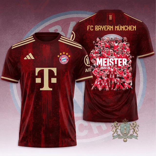 FC Bayern München Deutscher Meister 2025 2026 Jersey - Front View