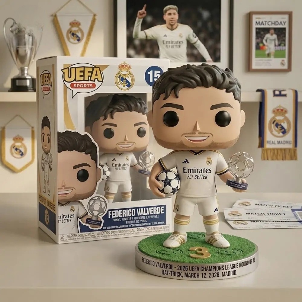 Federico Valverde 2026 UEFA Champions League Funko Pop - Front View