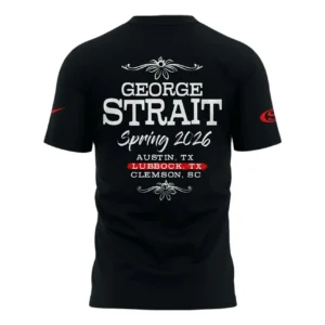George Strait Live In Lubbock TX Jones AT&T Stadium 2026 T-Shirt