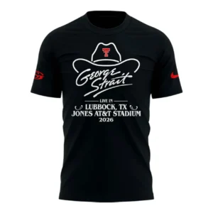 George Strait Live In Lubbock TX Jones AT&T Stadium 2026 T-Shirt