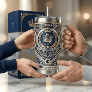 Georgetown Hoyas Tradition Never Rests Est 1789 Tumbler