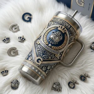 Georgetown Hoyas Tradition Never Rests Est 1789 Tumbler