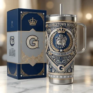 Georgetown Hoyas Tradition Never Rests Est 1789 Tumbler