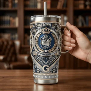 Georgetown Hoyas Tradition Never Rests Est 1789 Tumbler