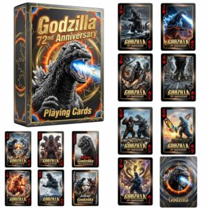 Godzilla 72nd Anniversary Playing Cards