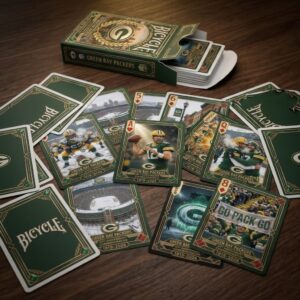 Green Bay Packers 107th Anniversary Playing Cards