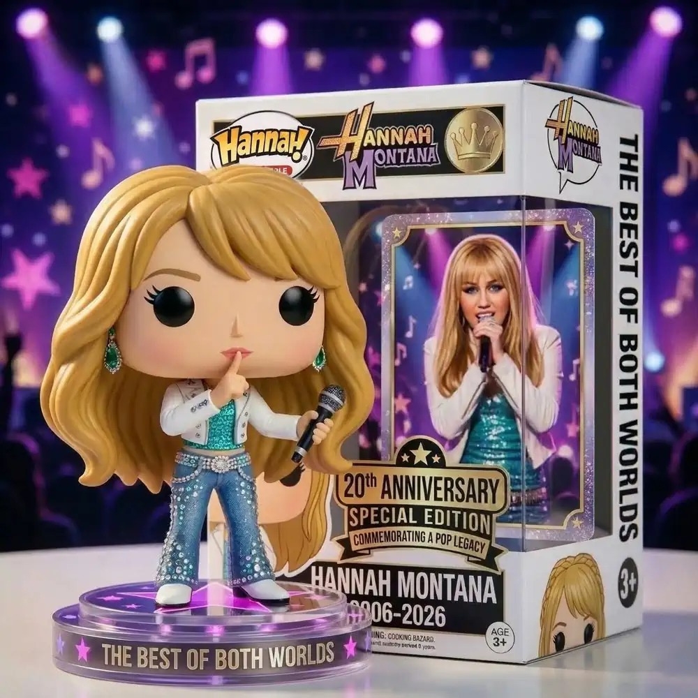 Hannah Montana 20th Anniversary Funko Pop Figure - Front View