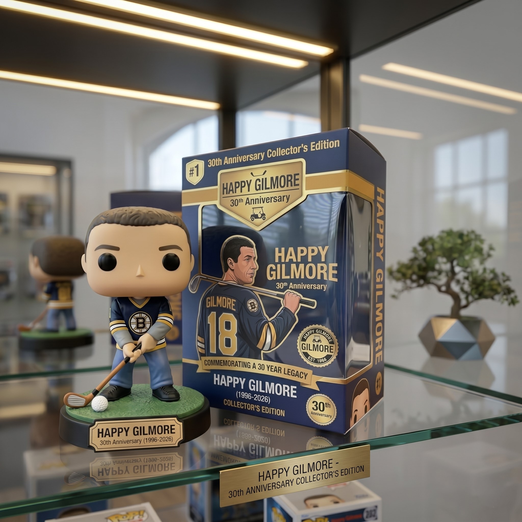 Happy Gilmore 30th Anniversary Collector's Edition Funko Pop Figure - Detail View