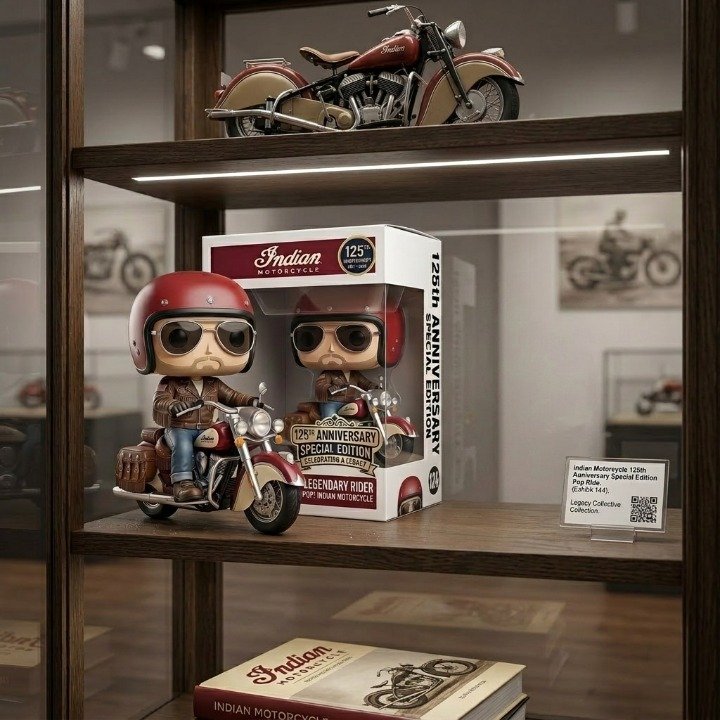 Indian Motorcycle 125th Anniversary Funko Pop - Detail View