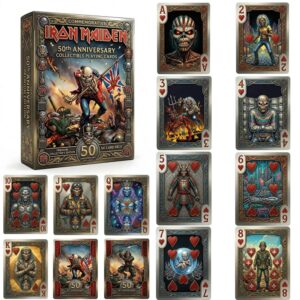 Iron Maiden 50th Anniversary Playing Cards