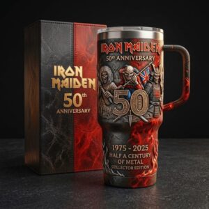 Iron Maiden 50th Anniversary 1975-2025 Collector Edition Tumbler
