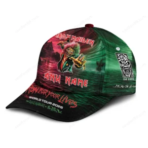 Iron Maiden Run For Your Lives World Tour 2026 Baseball Cap