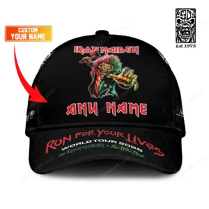 Iron Maiden Run For Your Lives World Tour 2026 Hat