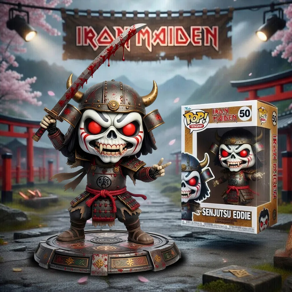 Iron Maiden Senjutsu Eddie Funko Pop Figure - Front View