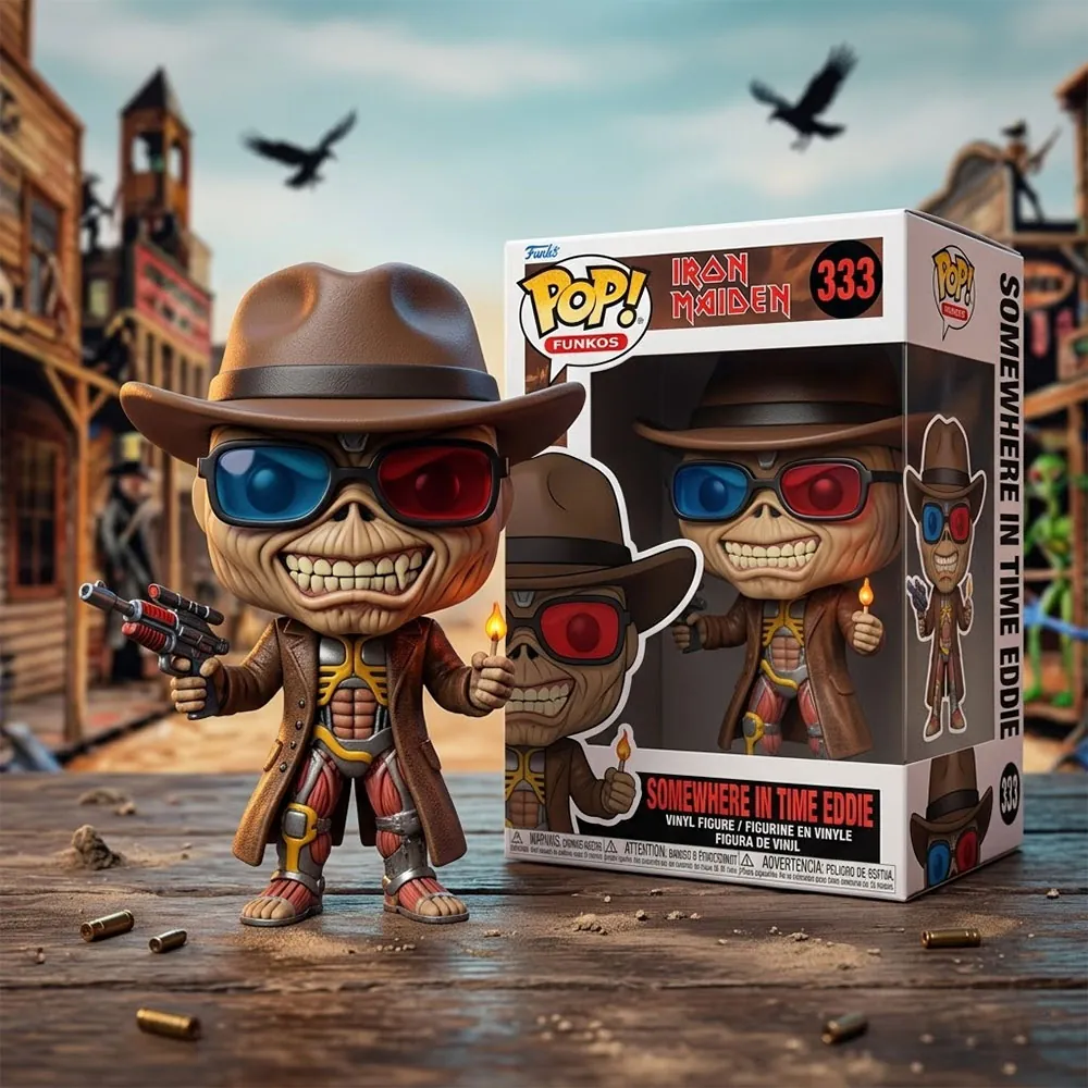 Iron Maiden Somewhere In Time Eddie Funko Pop - Front View