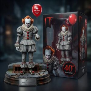 IT Pennywise 40th Anniversary 1986-2026 Collectible Figure