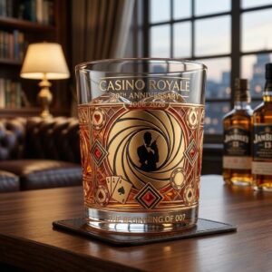 Casino Royale 20th Anniversary 2006-2026 Whiskey Glass