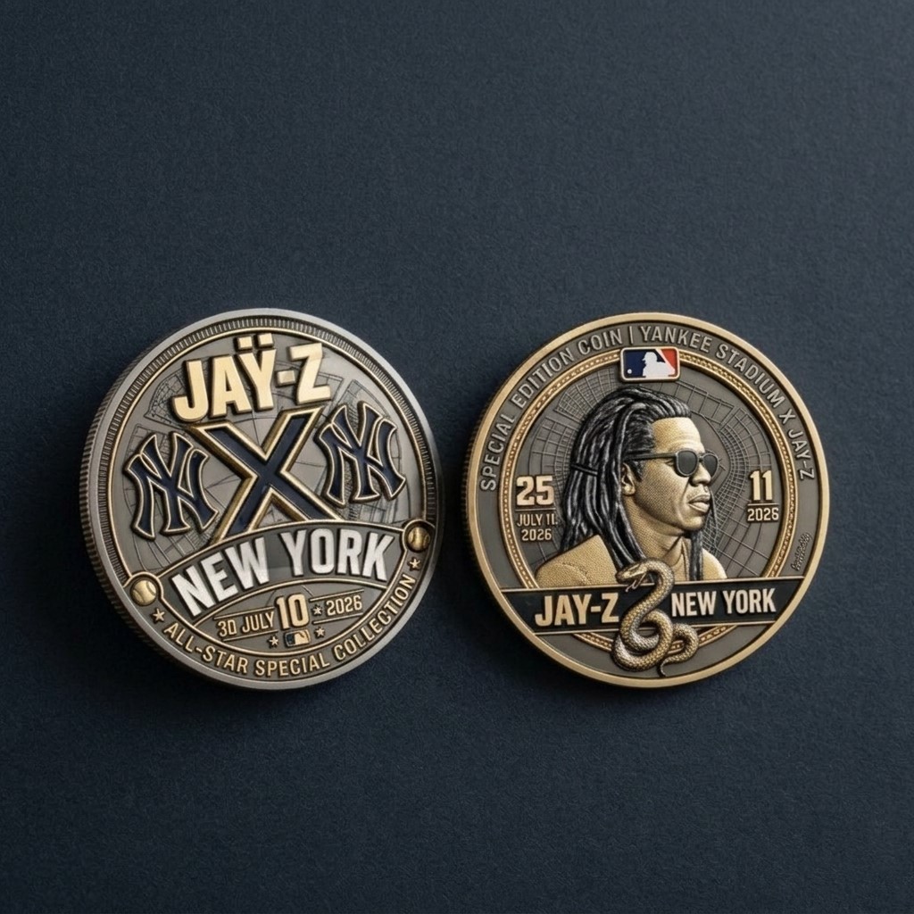JAY-Z X New York Yankees Yankee 2026 Commemorative Coin - Front View
