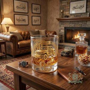 Jeep 85th Anniversary Whiskey Glass