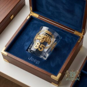 Jeep 85th Anniversary Whiskey Glass